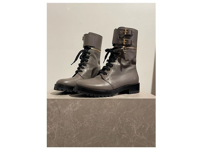 Botines Sergio Rossi grises T.37,5 - vista 3