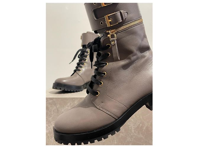 Botines Sergio Rossi grises T.37,5 - vista 4