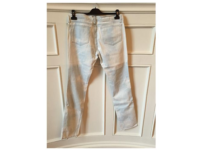 Vaqueros Slim Fit J Brand Blancos de Algodón Talla 29 - vista 2