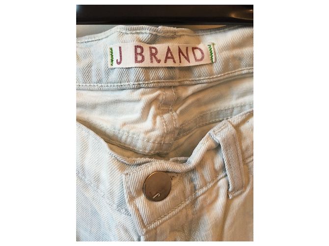 Vaqueros Slim Fit J Brand Blancos de Algodón Talla 29 - vista 4