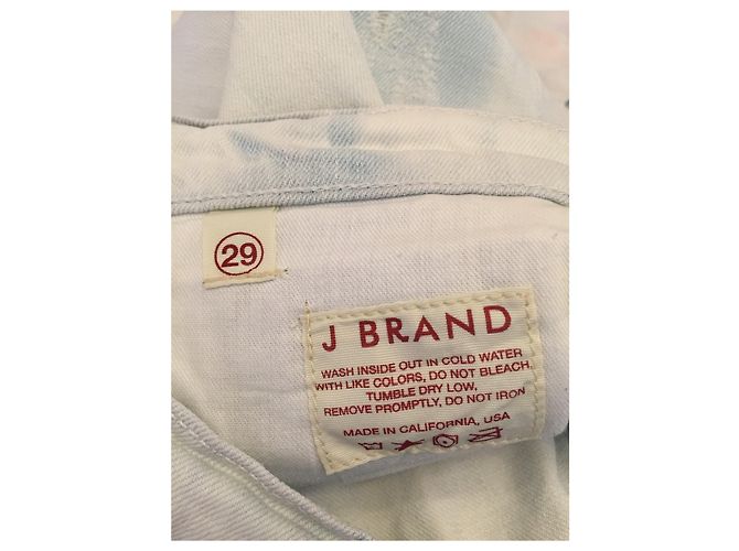 Vaqueros Slim Fit J Brand Blancos de Algodón Talla 29 - vista 5