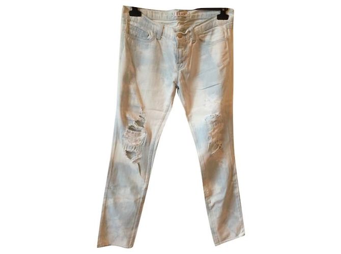 Vaqueros Slim Fit J Brand Blancos de Algodón Talla 29 - vista 6