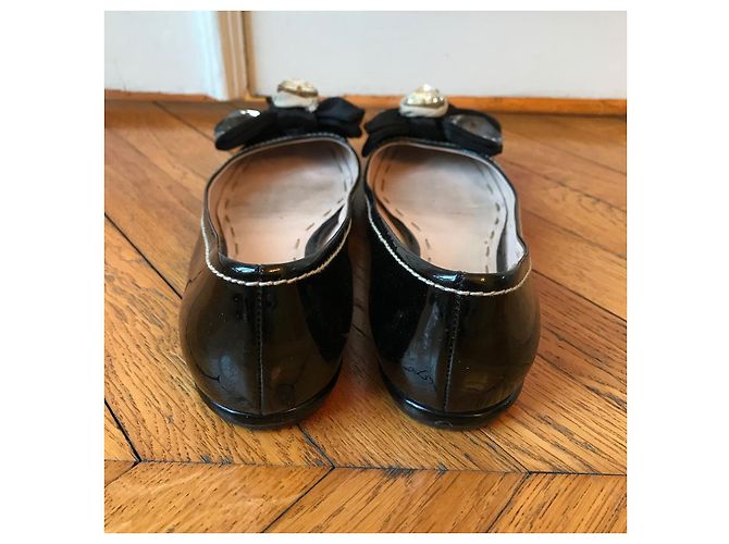 Bailarinas Miu Miu T.37 Negro - vista 3