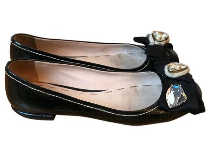 Bailarinas Miu Miu T.37 Negro - vista 6