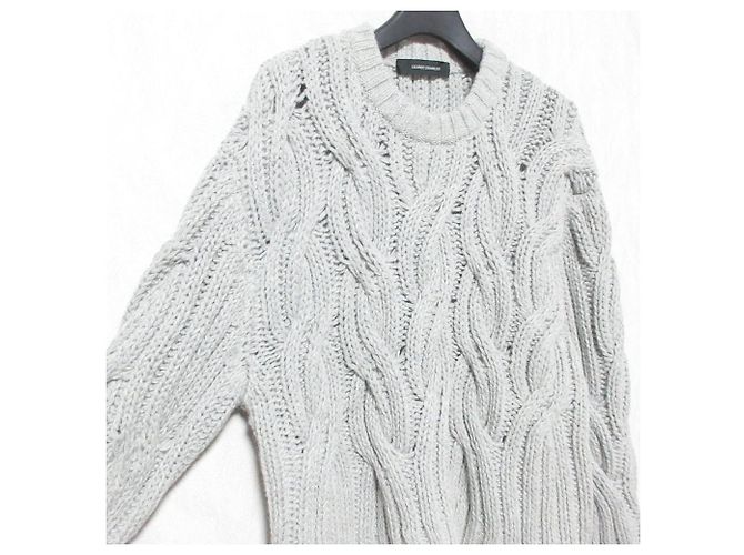 Autre Marque Alpaka-Strickpullover Cedric Charlier Braun - Ansicht 3
