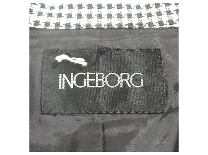 Autre Marque Conjunto de encaje Ingeborg Check Blanco - vista 17