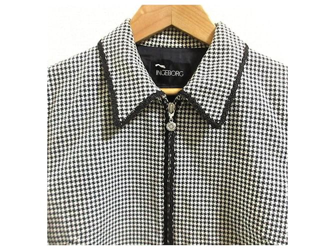 Autre Marque Conjunto de encaje Ingeborg Check Blanco - vista 7