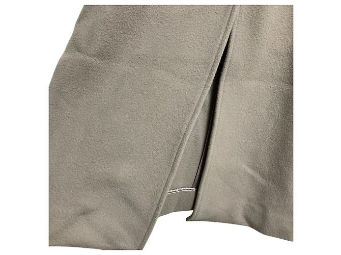 Autre Marque Abrigo de lana sin cuello ENRICODOMANI Beige - vista 6