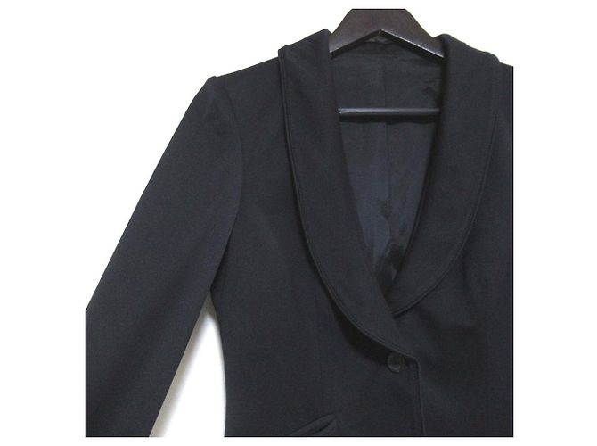 Gucci Single-Breasted Wool Tailored Jacket Blue Navy blue - view 3