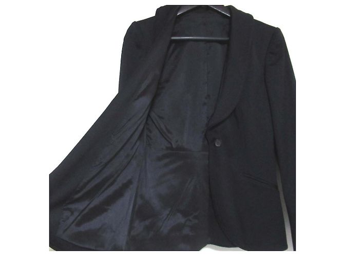 Gucci Single-Breasted Wool Tailored Jacket Blue Navy blue - view 4