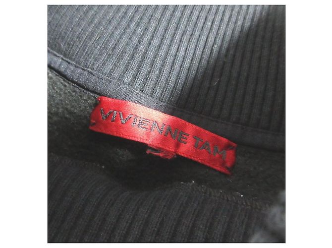 Autre Marque VIVIENNE TAM Sweatshirt mit Stehkragen aus Fleece Braun - Ansicht 5