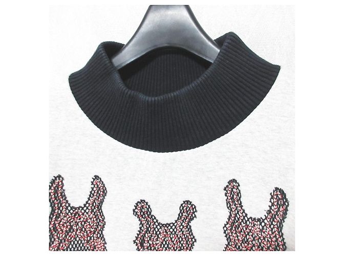 Autre Marque VIVIENNE TAM Sweatshirt mit Stehkragen aus Fleece Braun - Ansicht 8