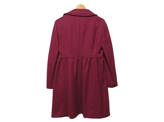 Autre Marque Abrigo de botonadura sencilla Philosophy di Alberta Ferretti Púrpura - vista 2