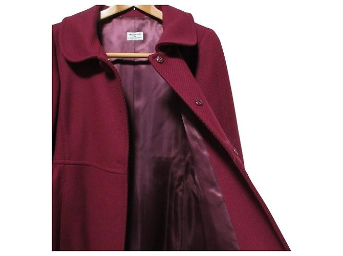 Autre Marque Abrigo de botonadura sencilla Philosophy di Alberta Ferretti Púrpura - vista 4