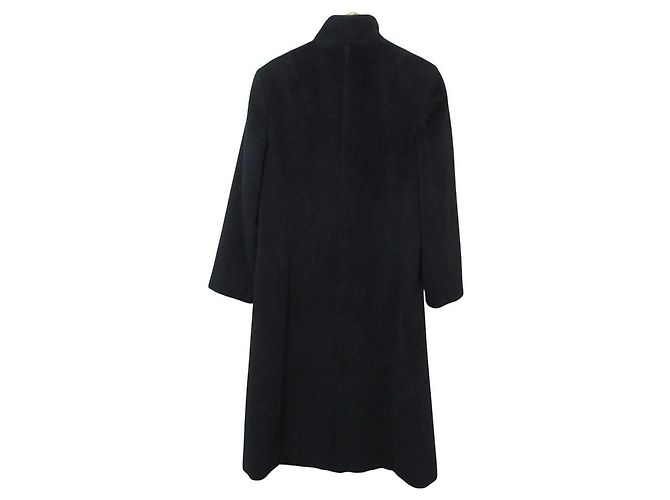 Autre Marque Abrigo de Angora 23ku Negro - vista 2
