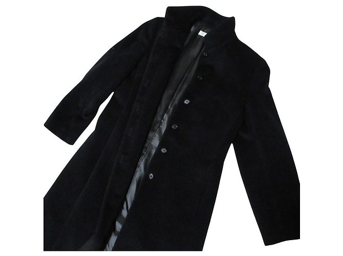 Autre Marque Abrigo de Angora 23ku Negro - vista 4