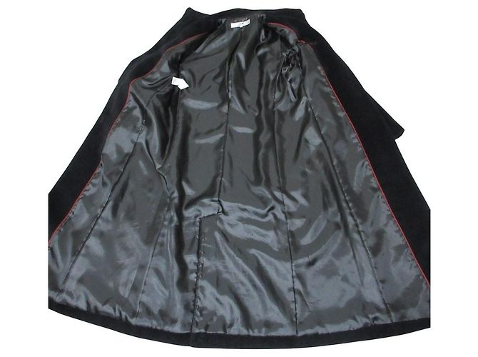 Autre Marque Abrigo de Angora 23ku Negro - vista 5