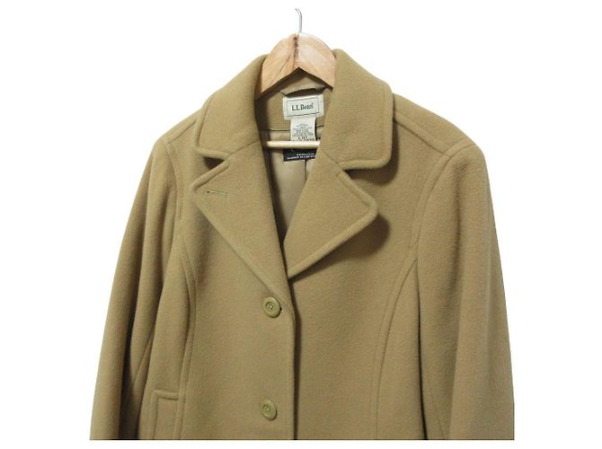 Autre Marque Abrigo largo de lana Bellandi de L.L.Bean Beige - vista 4