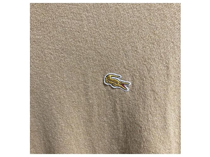Autre Marque Lacoste COMME des GARÇONS Strickpullover mit Twist-Strick Beige - Ansicht 3
