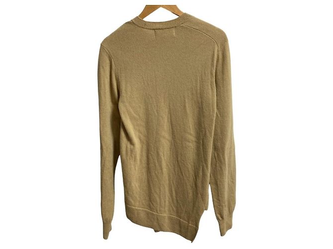 Autre Marque Lacoste COMME des GARÇONS Strickpullover mit Twist-Strick Beige - Ansicht 4
