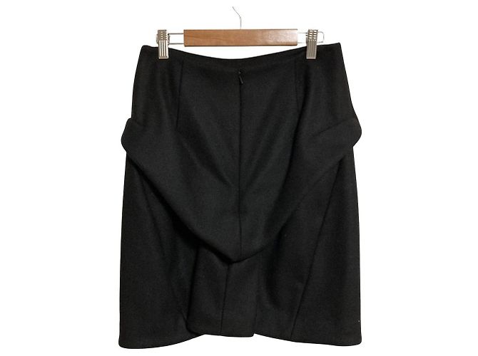 Autre Marque Falda de lana YOKO CHAN Negro - vista 2