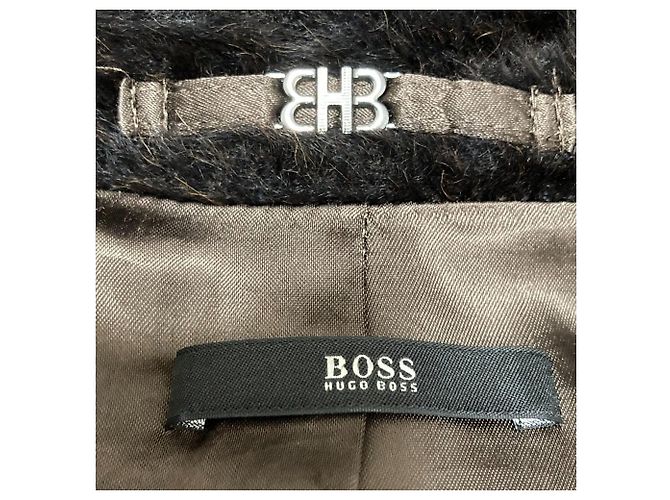 Autre Marque Abrigo de lana de alpaca Hugo Boss Castaño Marrón oscuro - vista 6