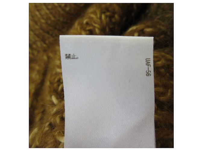 Autre Marque Calças largas de seda e mohair Drawer Amarelo - vista 7