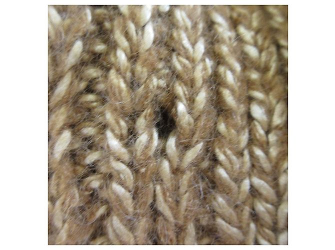 Autre Marque Calças largas de seda e mohair Drawer Amarelo - vista 9