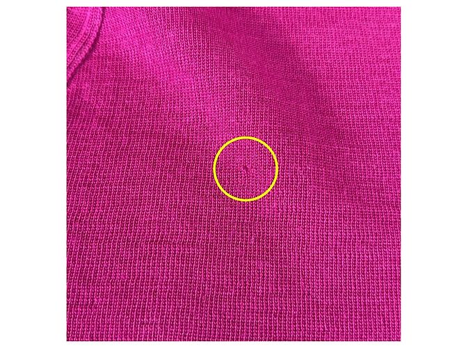 Autre Marque Letroyes Strickjacke mit V-Ausschnitt Pink - Ansicht 6