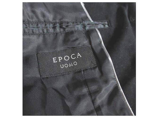 Autre Marque Chaqueta entallada de moleskine EPOCA UOMO Negro - vista 6