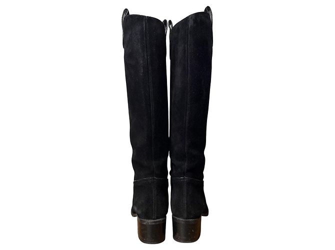 Botas largas de ante Gucci Negro - vista 5