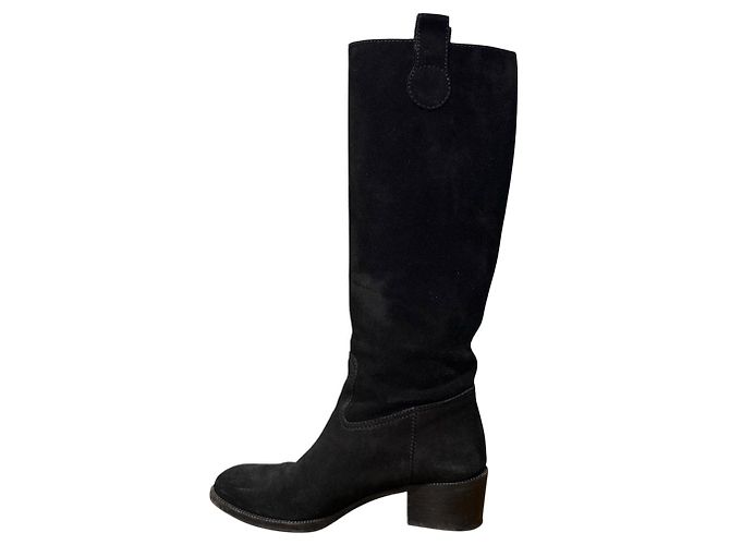 Botas largas de ante Gucci Negro - vista 6