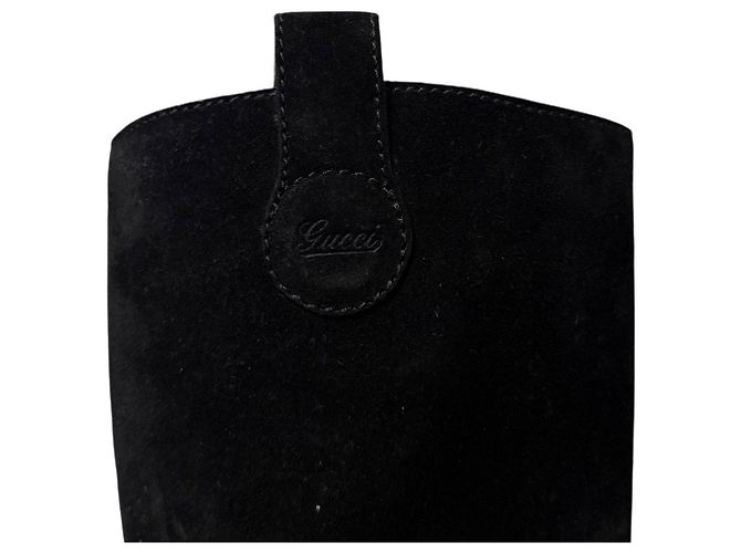 Botas largas de ante Gucci Negro - vista 9