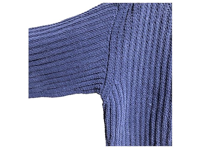 Autre Marque Strickjacke DIESEL K-MORENO Blau - Ansicht 3