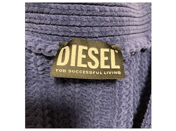 Autre Marque Strickjacke DIESEL K-MORENO Blau - Ansicht 8