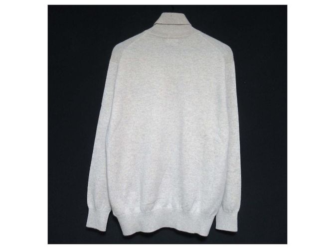 Alfred Dunhill Dunhill Sport 100% Kaschmir Rollkragen Strickpullover Beige - Ansicht 2