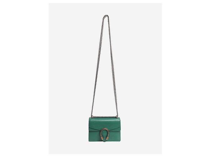 Gucci Borsa a tracolla Dionysus in pelle verde - vista 2