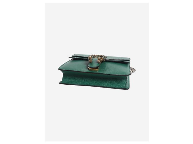 Gucci Borsa a tracolla Dionysus in pelle verde - vista 5