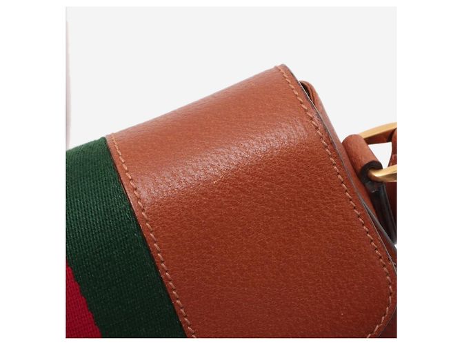 Gucci Schultertasche line Brown Sherry Braun - Ansicht 10