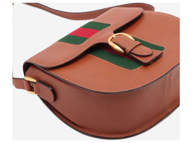 Gucci Schultertasche line Brown Sherry Braun - Ansicht 4