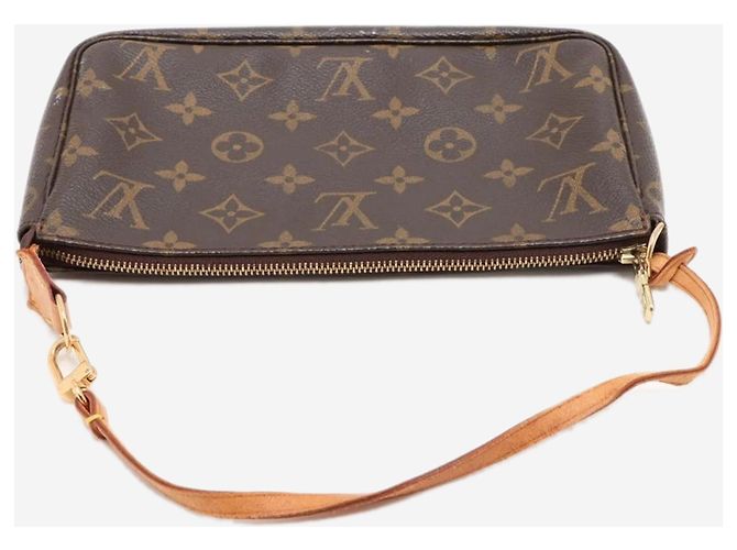 Louis Vuitton Pochette con monogramma marrone - vista 5