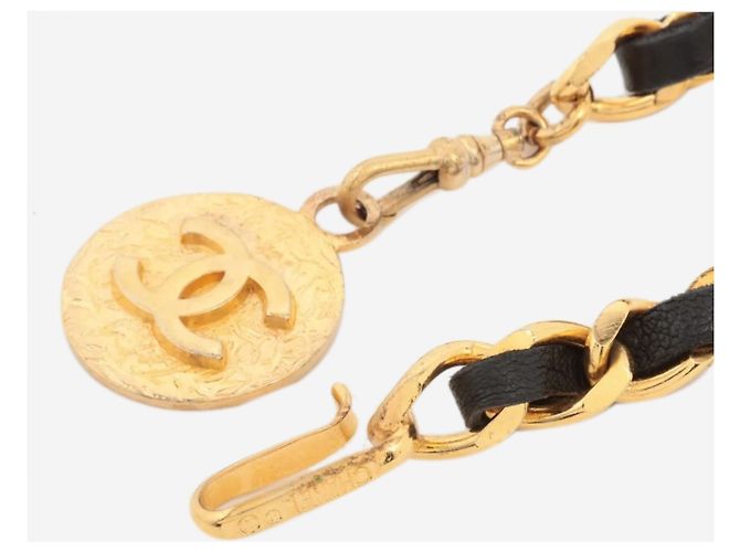 Chanel Cintura con catena Gold Coco Mark 1982 D'oro - vista 5