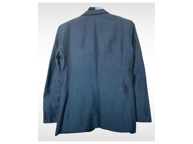Giacca Kenzo blu navy in cotone e lino Blu scuro - vista 2