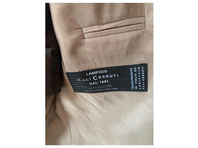 Fato Hugo Boss em lã Cerruti cinzento Cinza - vista 4