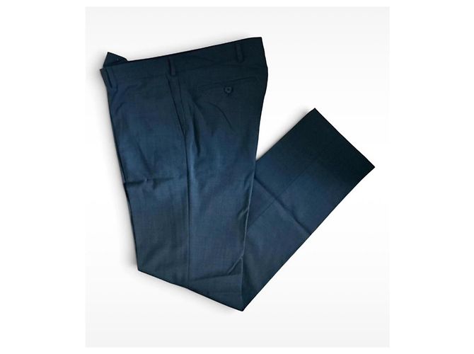 Fato Hugo Boss em lã Cerruti cinzento Cinza - vista 8