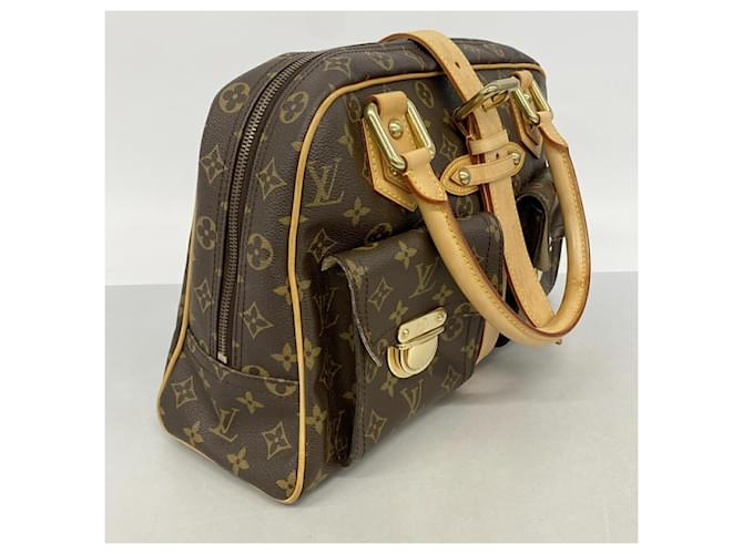 Borsa Louis Vuitton Monogram Manhattan GM Marrone - vista 2