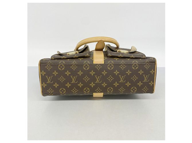Borsa Louis Vuitton Monogram Manhattan GM Marrone - vista 3