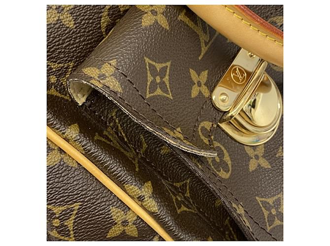 Borsa Louis Vuitton Monogram Manhattan GM Marrone - vista 7