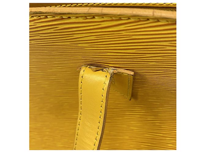 Borsa a Spalla Louis Vuitton Epi Saint Jacques Giallo - vista 10
