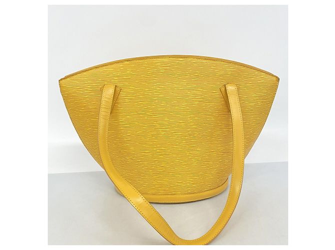 Borsa a Spalla Louis Vuitton Epi Saint Jacques Giallo - vista 11